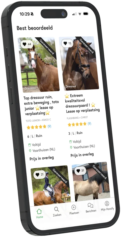 Horsify altijd bij de hand